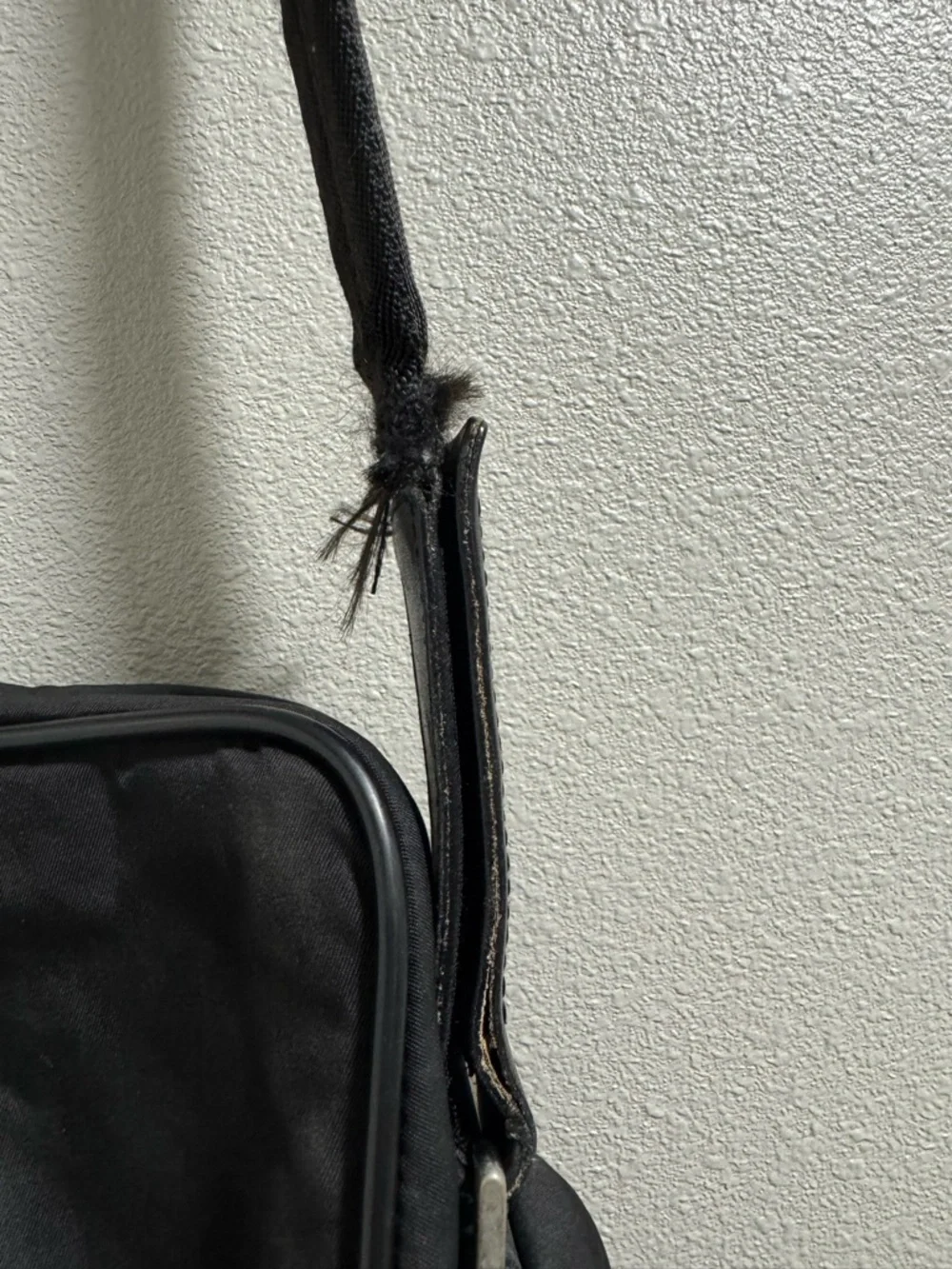 Authentic Prada Nero Tessuto Plate Crossbody - Picture 5 of 12